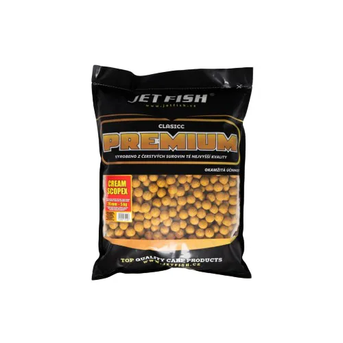 Jet&#x20;Fish&#x20;Premium&#x20;Classic&#x20;boilie&#x20;-&#x20;Cream&#x2F;Scopex&#x20;20mm,&#x20;5kg