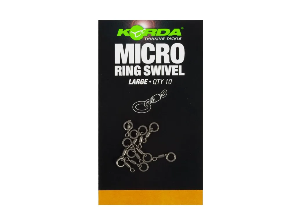 Korda&#x20;Obratl&#x00ED;ky&#x20;Micro&#x20;Rig&#x20;Ring&#x20;Swivel&#x20;10ks