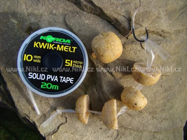 Korda&#x20;PVA&#x20;p&#x00E1;ska&#x20;Kwik-Melt&#x20;PVA&#x20;Tape&#x20;5mm,&#x20;40m