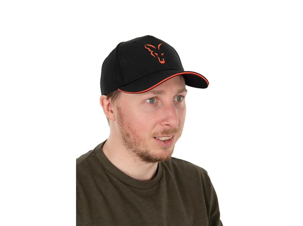 Fox&#x20;K&#x0161;iltovka&#x20;Collection&#x20;Baseball&#x20;Cap&#x20;Black&#x20;&amp;&#x20;Orange
