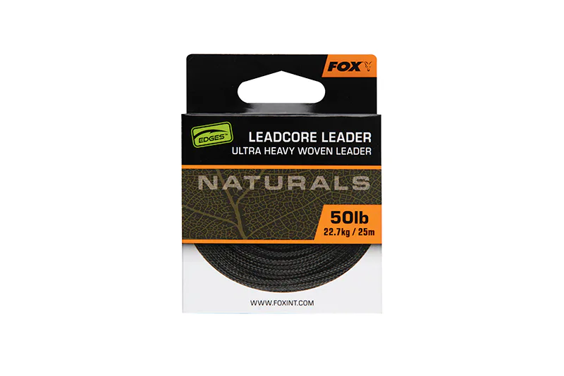 Fox&#x20;N&#x00E1;vazcov&#x00E1;&#x20;&#x0161;&#x0148;&#x016F;rka&#x20;Naturals&#x20;Leadcore&#x20;50lb,&#x20;25m