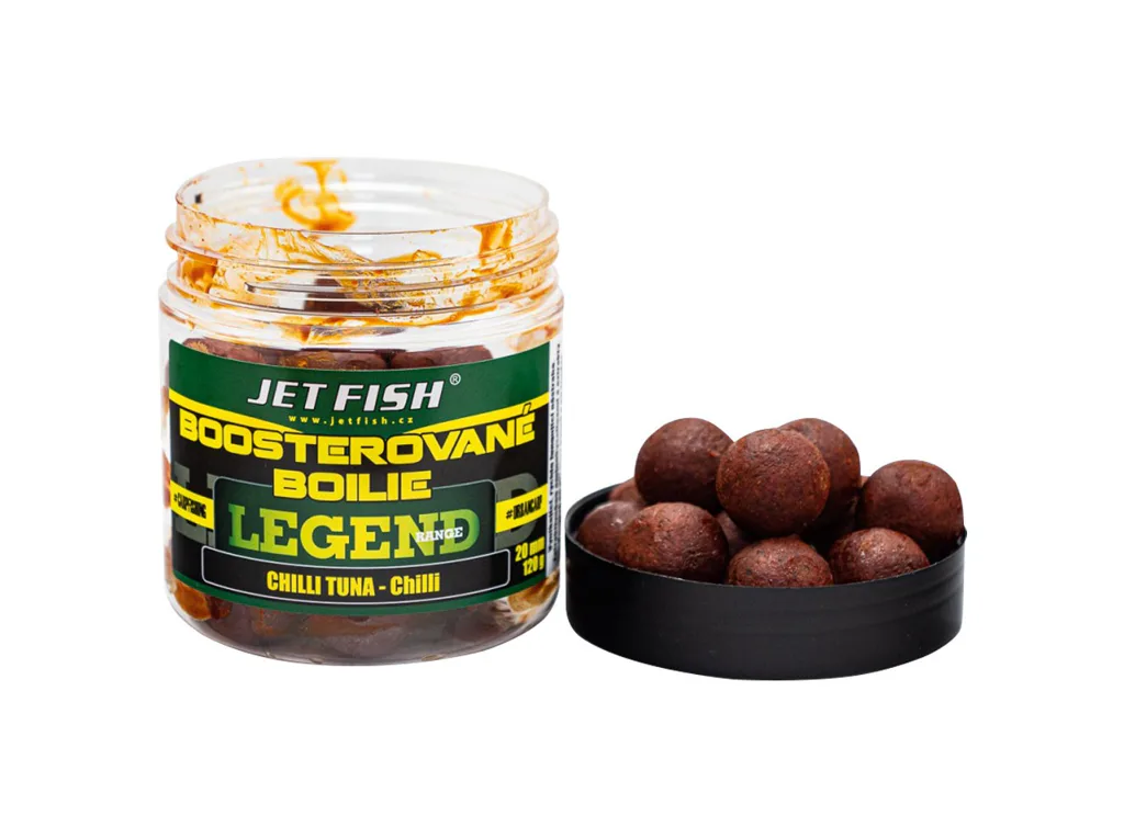 Jet&#x20;Fish&#x20;Legend&#x20;Range&#x20;Boosterovan&#x00E9;&#x20;boilie&#x20;-&#x20;Chilli&#x20;Tuna&#x20;20mm,&#x20;250ml
