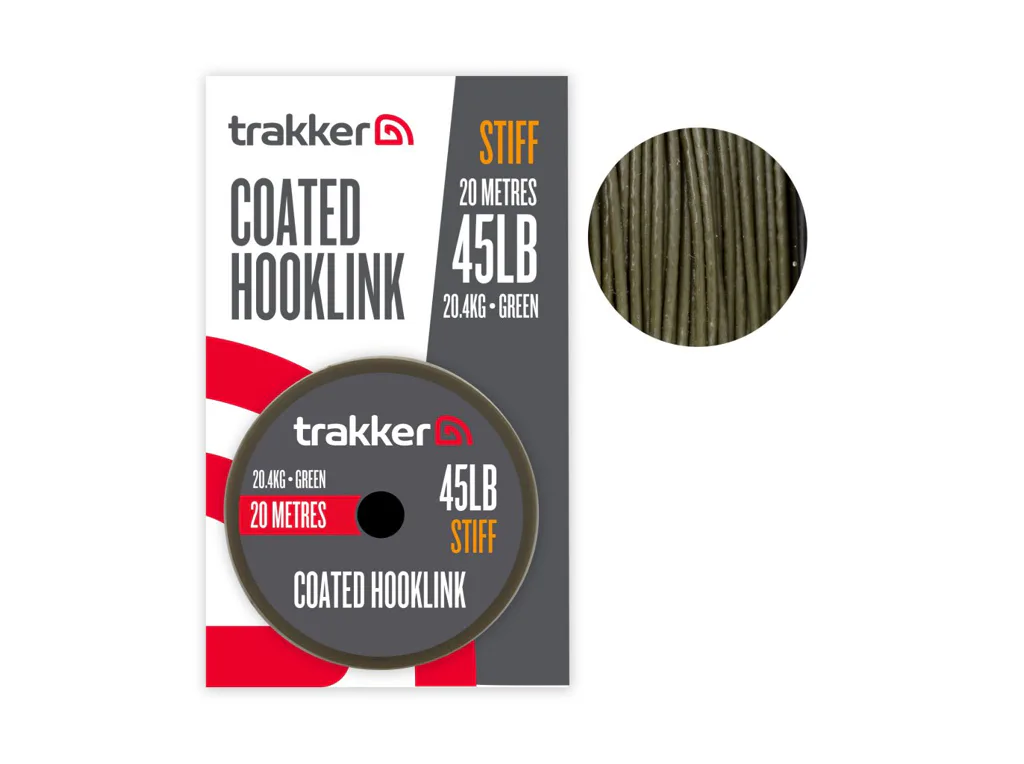 Trakker&#x20;N&#x00E1;vazcov&#x00E1;&#x20;&#x0161;&#x0148;&#x016F;ra&#x20;Stiff&#x20;Coated&#x20;Hooklink&#x20;20m