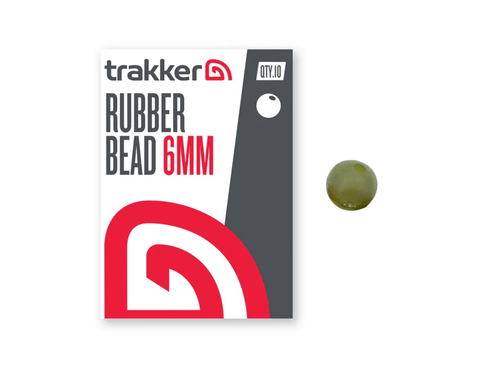 Trakker&#x20;Gumov&#x00FD;&#x20;kor&#x00E1;lek&#x20;Rubber&#x20;Bead&#x20;6mm,&#x20;10ks