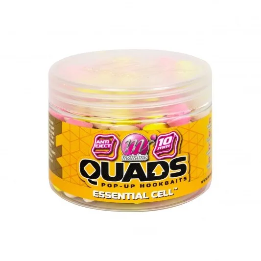 Mainline&#x20;Plovouc&#x00ED;&#x20;boilie&#x20;Pop&#x20;up&#x20;Quad&#x20;Essential&#x20;Cell&#x20;10mm,&#x20;150ml