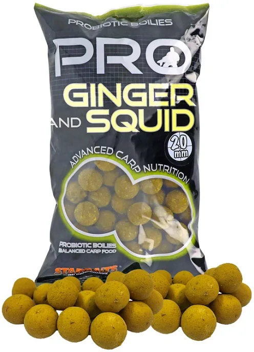 Starbaits&#x20;Boilie&#x20;Pro&#x20;Ginger&#x20;Squid&#x20;800g