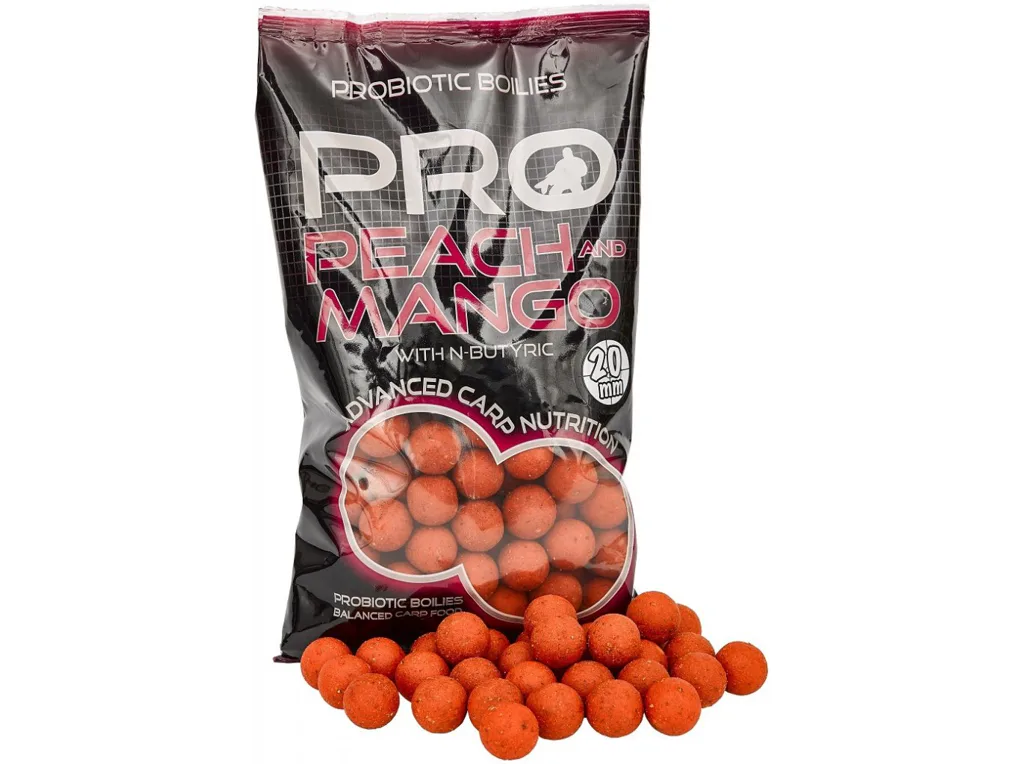 Starbaits&#x20;Boilie&#x20;Pro&#x20;Peach&#x20;&amp;&#x20;Mango&#x20;800g
