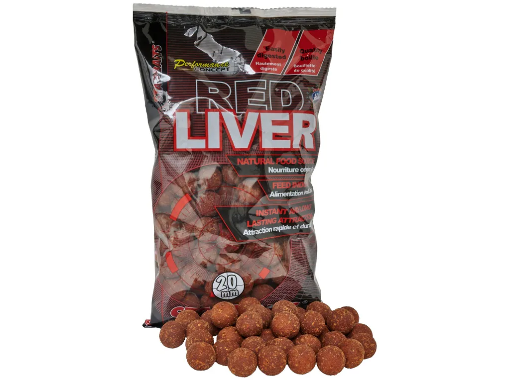 Starbaits&#x20;Boilie&#x20;Red&#x20;Liver&#x20;800g