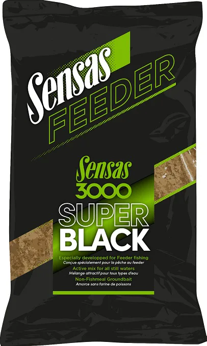Sensas&#x20;Krmen&#x00ED;&#x20;3000&#x20;Feeder&#x20;Super&#x20;Black&#x20;1kg