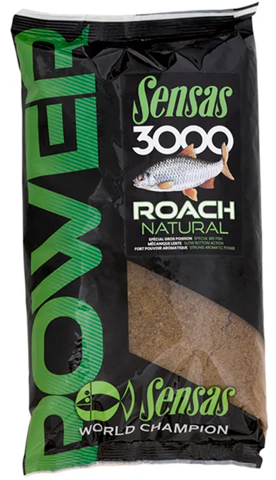 Sensas&#x20;Krmen&#x00ED;&#x20;3000&#x20;Power&#x20;Roach&#x20;Natural&#x20;&#x28;plotice&#x29;&#x20;1kg
