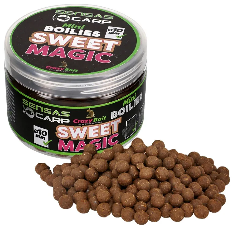 Sensas&#x20;Mini&#x20;Boilies&#x20;Crazy&#x20;Sweet&#x20;Magic&#x20;&#x28;ryba&#x29;&#x20;10mm,&#x20;80g