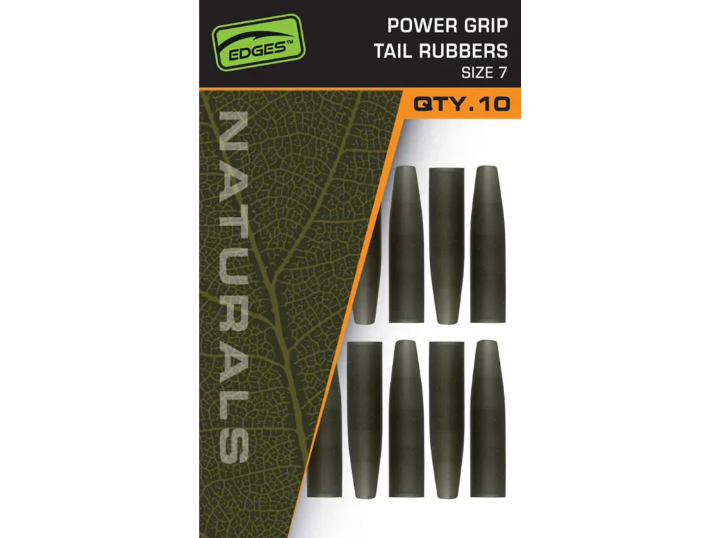 Fox&#x20;P&#x0159;evleky&#x20;Edges&#x20;Naturals&#x20;Power&#x20;Grip&#x20;Tail&#x20;Rubbers&#x20;vel.&#x20;7,&#x20;10ks