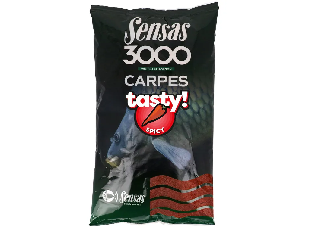 Sensas&#x20;Krmen&#x00ED;&#x20;3000&#x20;Carp&#x20;Tasty&#x20;Spicy&#x20;&#x28;kapr&#x20;ko&#x0159;en&#x00ED;&#x20;Robin&#x20;Red&#x29;&#x20;1kg