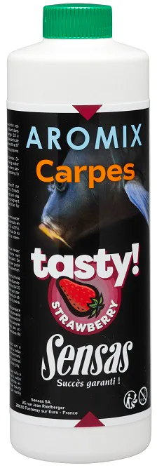 Sensas&#x20;Posilova&#x010D;&#x20;Aromix&#x20;Carp&#x20;Tasty&#x20;Strawberry&#x20;&#x28;jahoda&#x29;&#x20;500ml