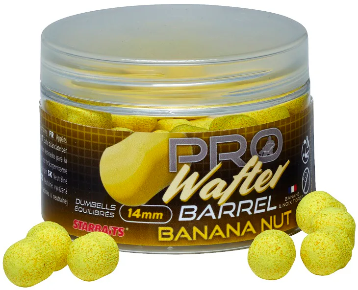 Starbaits&#x20;Wafter&#x20;Pro&#x20;Banana&#x20;Nut&#x20;14mm,&#x20;50g