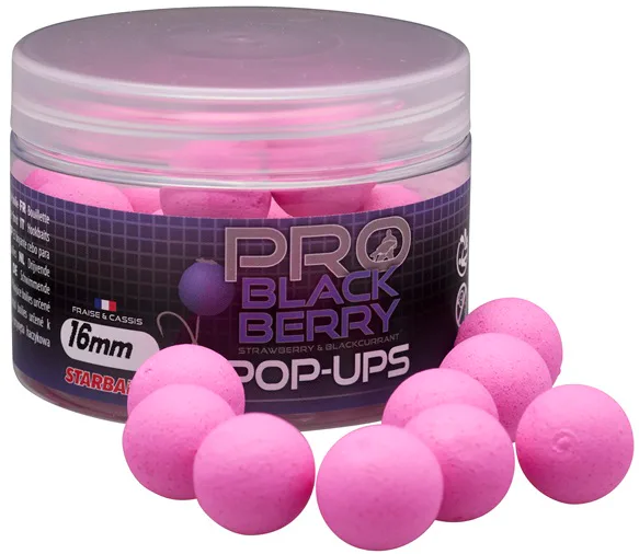 Starbaits&#x20;POP&#x20;UP&#x20;Pro&#x20;Blackberry&#x20;16mm,&#x20;50g