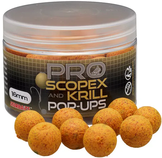Starbaits&#x20;POP&#x20;UP&#x20;Pro&#x20;Scopex&#x20;Krill&#x20;16mm,&#x20;50g