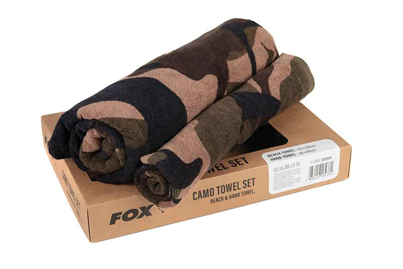 Fox&#x20;Set&#x20;ru&#x010D;n&#x00ED;k&#x016F;&#x20;Camo&#x20;Beach&#x20;&#x2F;&#x20;Hand&#x20;Towel&#x20;Box