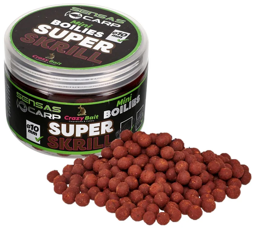 Sensas&#x20;Mini&#x20;Boilies&#x20;Crazy&#x20;Super&#x20;Krill&#x20;&#x28;krill&#x29;&#x20;10mm,&#x20;80g