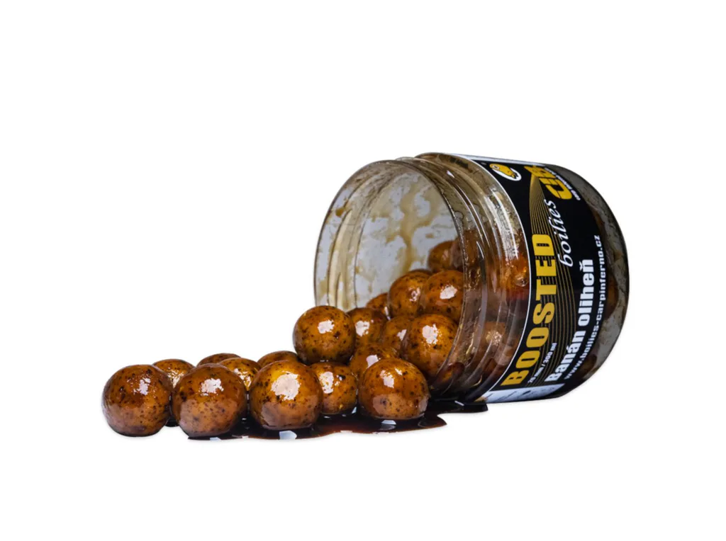 Carp&#x20;Inferno&#x20;Boosted&#x20;Boilies&#x20;Nutra&#x20;Line&#x20;-&#x20;Ban&#x00E1;n-Olihe&#x0148;&#x20;20mm,&#x20;300ml