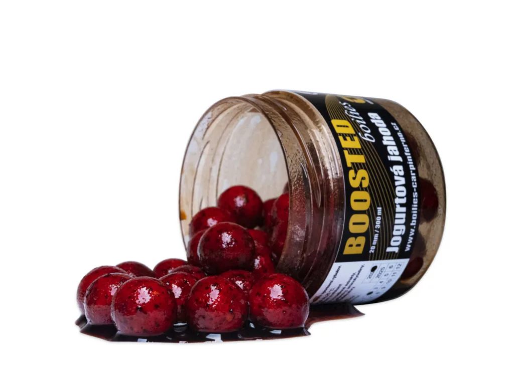 Carp&#x20;Inferno&#x20;Boosted&#x20;Boilies&#x20;Nutra&#x20;Line&#x20;-&#x20;Jogurtov&#x00E1;&#x20;Jahoda&#x20;20mm,&#x20;300ml