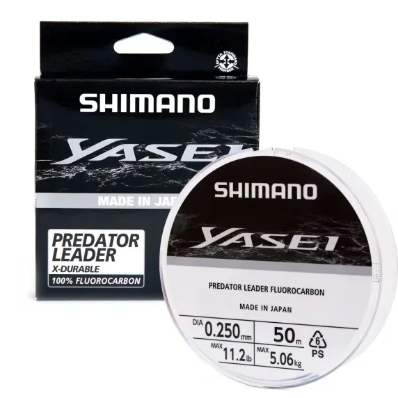 Shimano&#x20;Yasei&#x20;Vlasec&#x20;Fluoro&#x20;Leader&#x20;Grey&#x20;50m