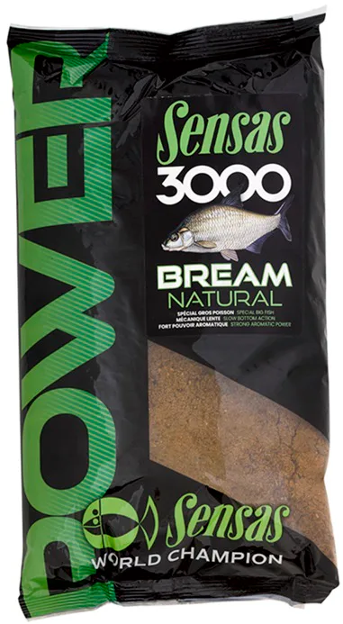 Sensas&#x20;Krmen&#x00ED;&#x20;3000&#x20;Power&#x20;Bream&#x20;Natural&#x20;&#x28;cejn&#x29;&#x20;1kg