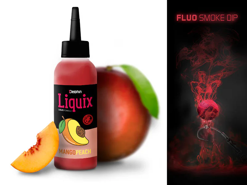 Delphin&#x20;Fluo&#x20;Dip&#x20;D&#x20;Snax&#x20;Liquix&#x20;-&#x20;mango&#x2F;broskev&#x20;100ml