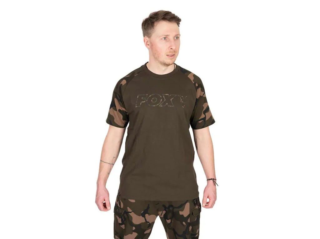 Fox&#x20;Tri&#x010D;ko&#x20;Khaki&#x20;&#x2F;&#x20;Camo&#x20;Outline&#x20;T-Shirt