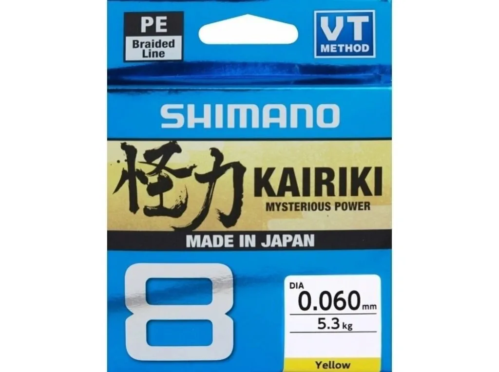 Shimano&#x20;Pleten&#x00E1;&#x20;&#x0161;&#x0148;&#x016F;ra&#x20;Kairiki&#x20;8&#x20;-&#x20;Yellow