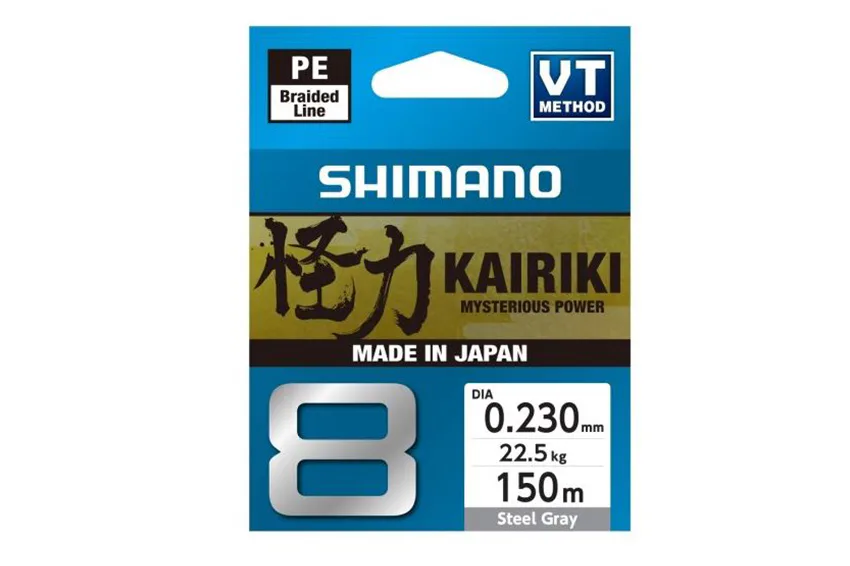 Shimano&#x20;Pleten&#x00E1;&#x20;&#x0161;&#x0148;&#x016F;ra&#x20;Kairiki&#x20;8&#x20;-&#x20;Steel&#x20;Grey&#x20;150m