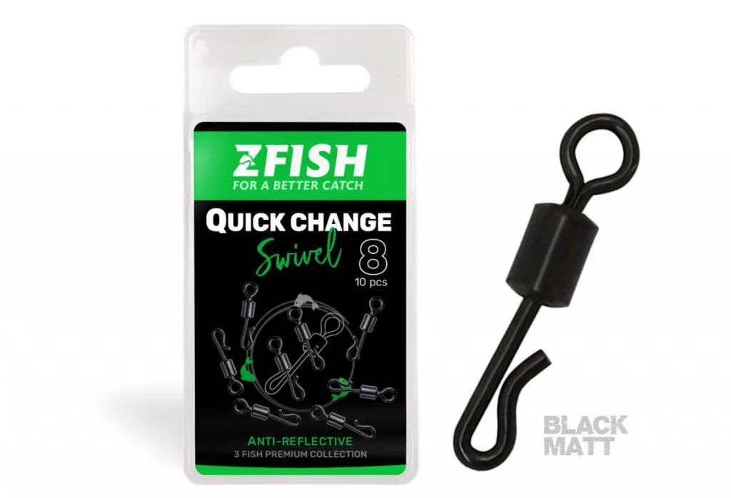 Zfish&#x20;Obratl&#x00ED;ky&#x20;Quick&#x20;Change&#x20;Swivel&#x20;Matt&#x20;10ks