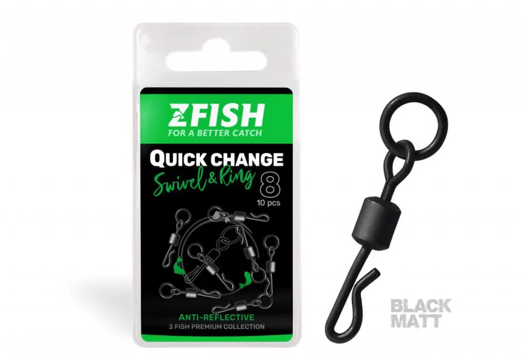 Zfish&#x20;Obratl&#x00ED;k&#x20;Quick&#x20;Change&#x20;Swivel&#x20;with&#x20;Ring&#x20;vel.8,&#x20;10ks