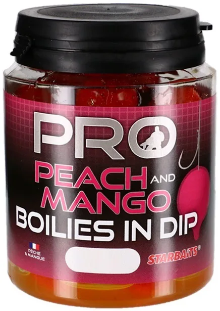 Starbaits&#x20;Boilies&#x20;in&#x20;Dip&#x20;Pro&#x20;Peach&#x20;&amp;&#x20;Mango&#x20;150g