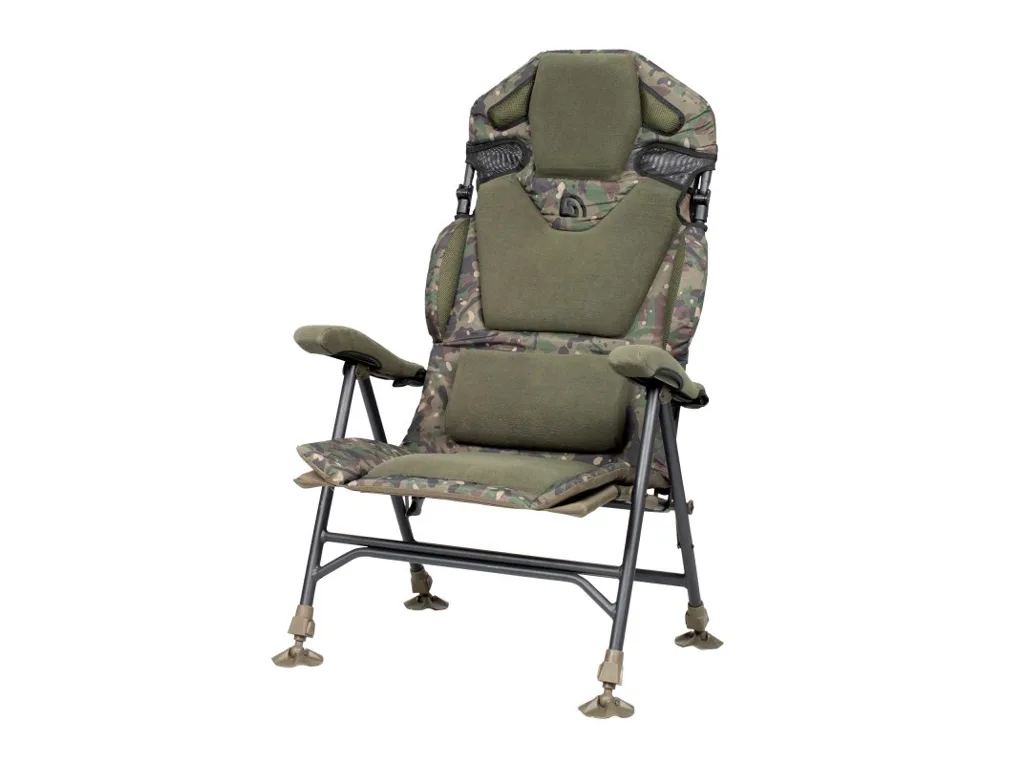Trakker&#x20;K&#x0159;eslo&#x20;komfortn&#x00ED;&#x20;s&#x20;podru&#x010D;kami&#x20;Levelite&#x20;Camo&#x20;Longback&#x20;Recliner