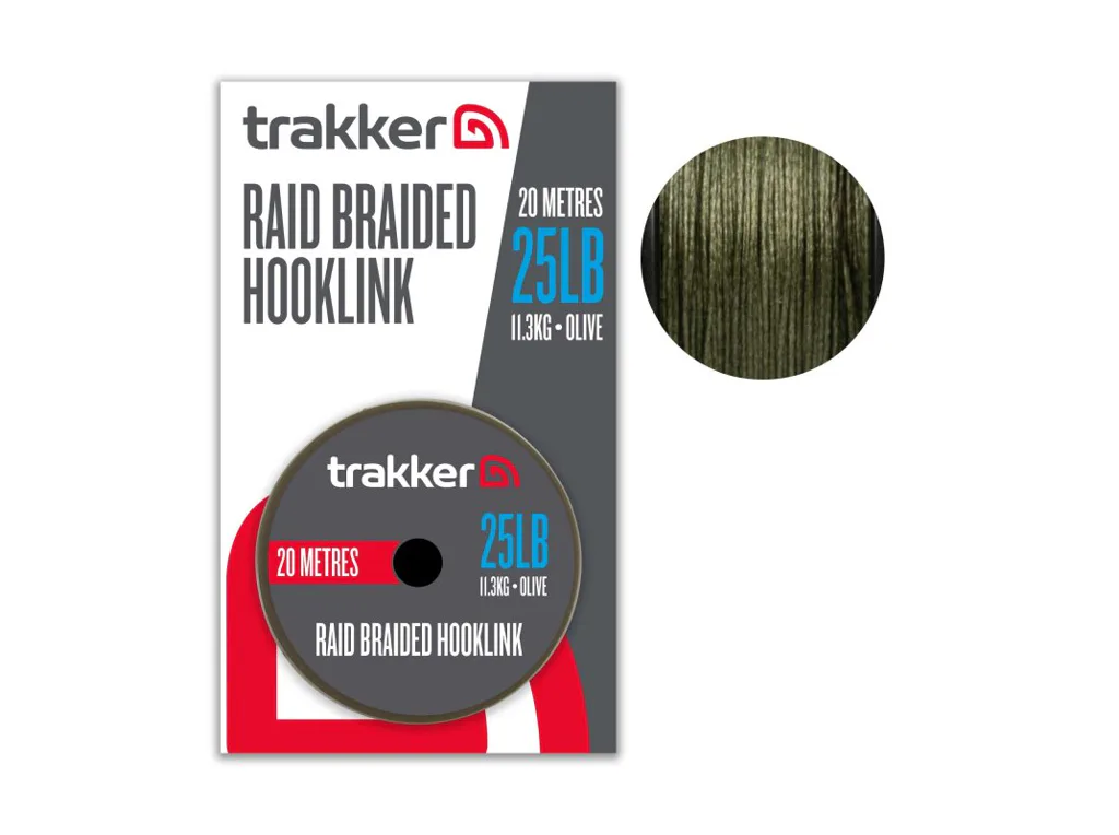 Trakker&#x20;N&#x00E1;vazcov&#x00E1;&#x20;&#x0161;&#x0148;&#x016F;rka&#x20;Raid&#x20;Braided&#x20;Hooklink&#x20;20m