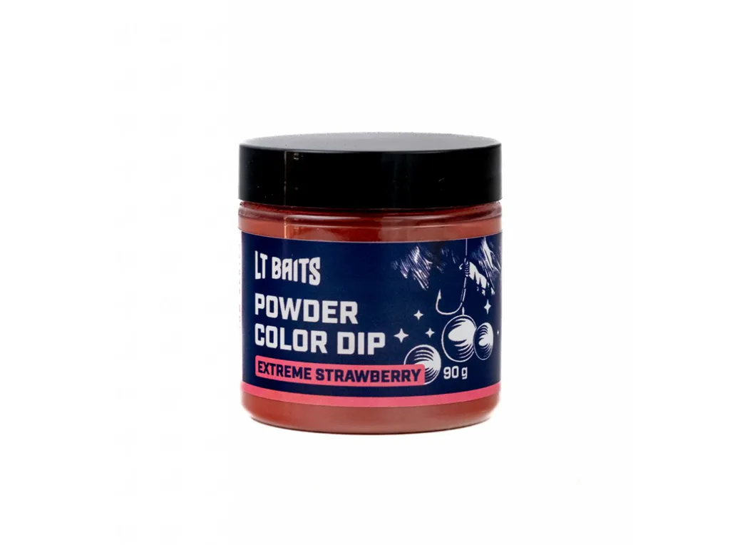 LT&#x20;baits&#x20;Powder&#x20;Color&#x20;Dip&#x20;Extreme&#x20;Strawberry&#x20;90g