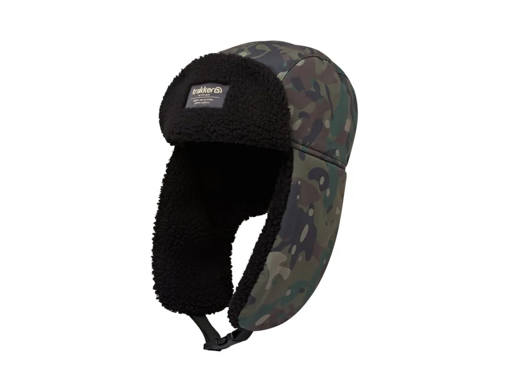 Trakker&#x20;Kulich&#x20;TechPro&#x20;Camo&#x20;Trapper&#x20;Hat
