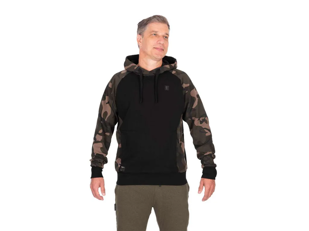 Fox&#x20;Mikina&#x20;Black&#x2F;Camo&#x20;Pullover&#x20;Premium&#x20;310&#x20;Hoodie