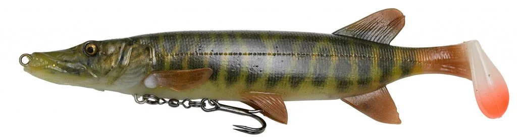 Savage&#x20;Gear&#x20;Gumov&#x00E1;&#x20;n&#x00E1;straha&#x20;4D&#x20;Pike&#x20;Shad&#x20;-&#x20;20cm,&#x20;65g&#x20;Striped&#x20;Pike