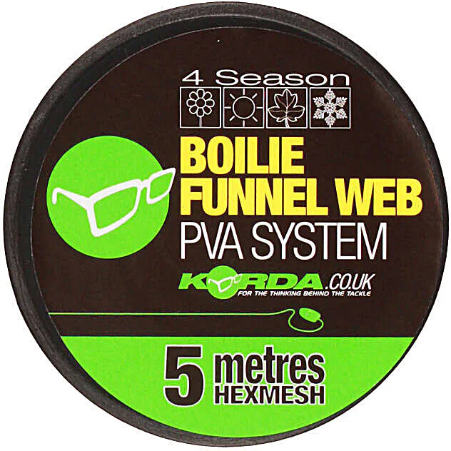 Korda PVA punčocha náhradní Boilie Funnel Web HEXMESH – 5m refill