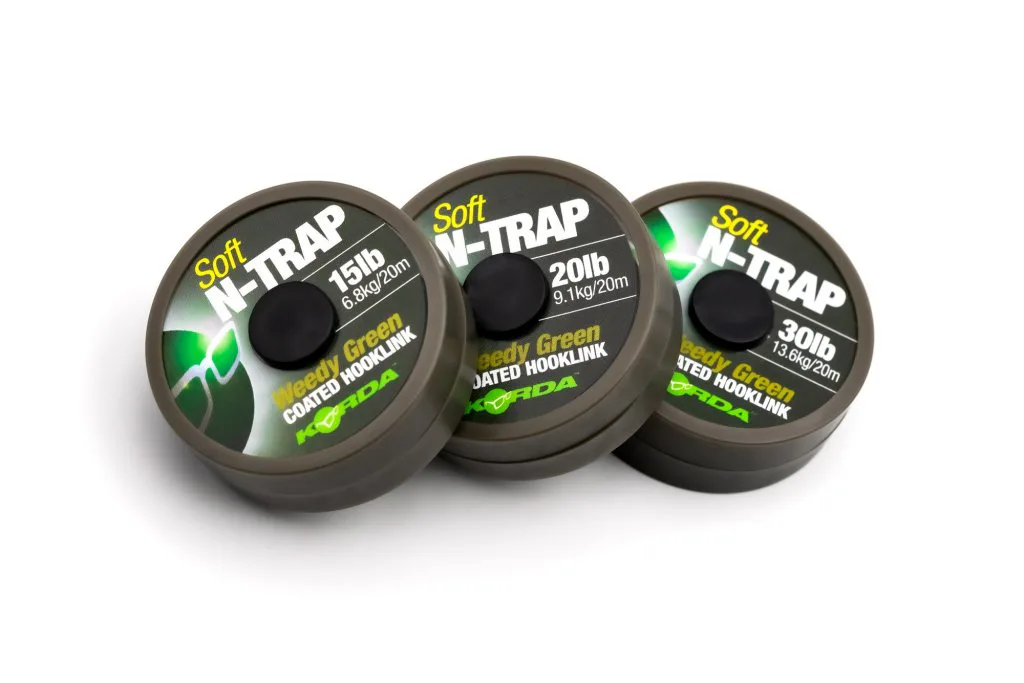 Korda Návazcová šňůrka N-TRAP Soft Green 20m