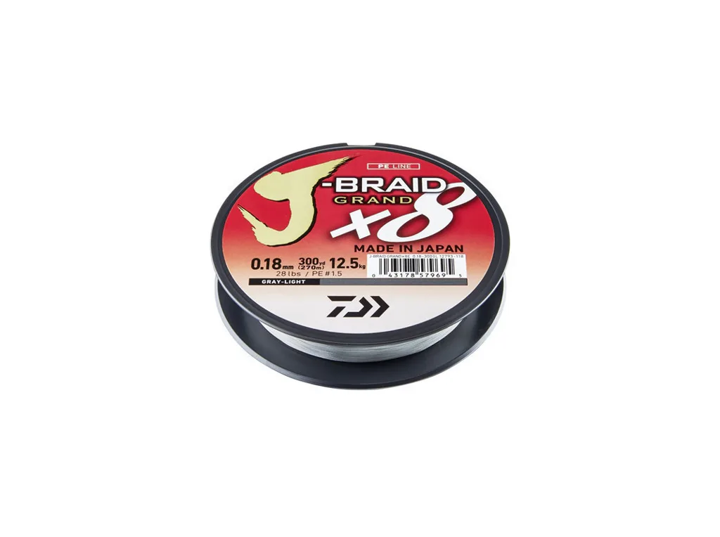 Daiwa&#x20;Pleten&#x00E1;&#x20;&#x0161;&#x0148;&#x016F;ra&#x20;J-Braid&#x20;Grand&#x20;X8&#x20;-&#x20;Sv&#x011B;tle&#x20;&#x0161;ed&#x00E1;&#x20;135m