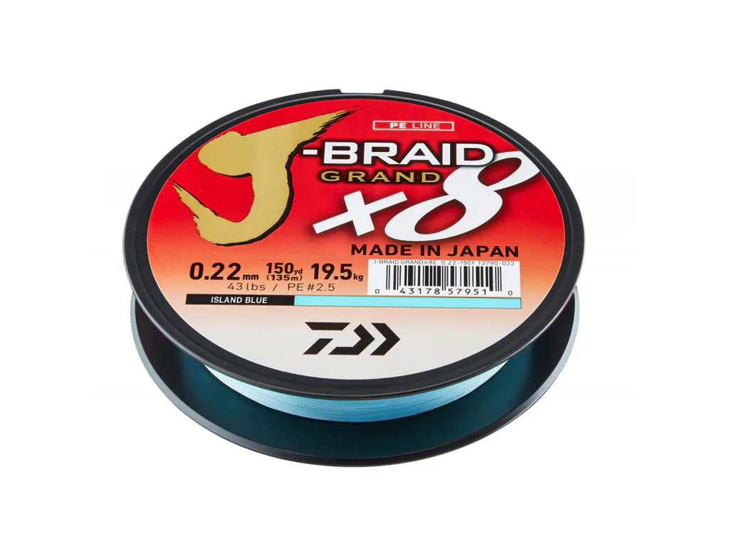 Daiwa&#x20;Pleten&#x00E1;&#x20;&#x0161;&#x0148;&#x016F;ra&#x20;J-Braid&#x20;Grand&#x20;X8E&#x20;-&#x20;Modr&#x00E1;&#x20;135m