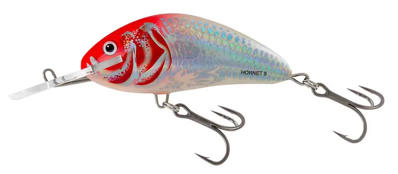 Salmo&#x20;Wobler&#x20;Hornet&#x20;Floating&#x20;-&#x20;Holo&#x20;Red&#x20;Hed&#x20;9cm