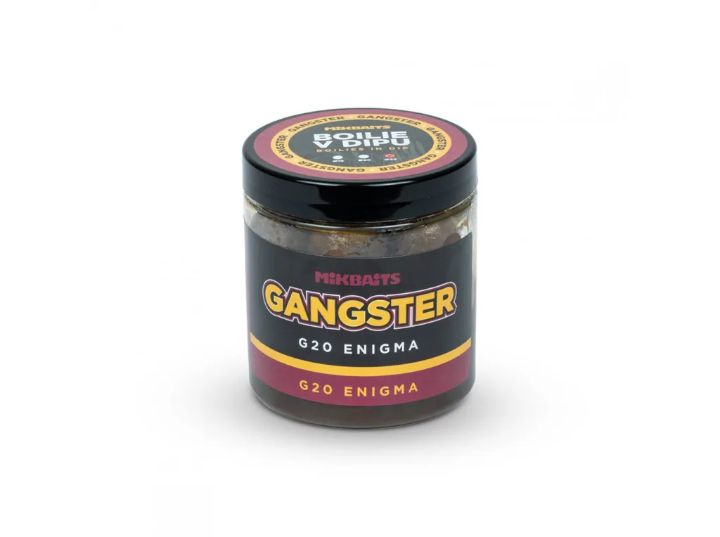 Mikbaits&#x20;Boilie&#x20;v&#x20;dipu&#x20;Gangster&#x20;G20&#x20;Enigma&#x20;250ml