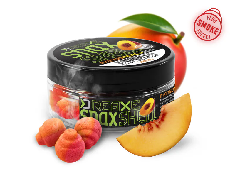 Delphin&#x20;N&#x00E1;straha&#x20;Wafters&#x20;D&#x20;SNAX&#x20;SHELL&#x20;-&#x20;mango&#x2F;broskev&#x20;12mm,&#x20;30g