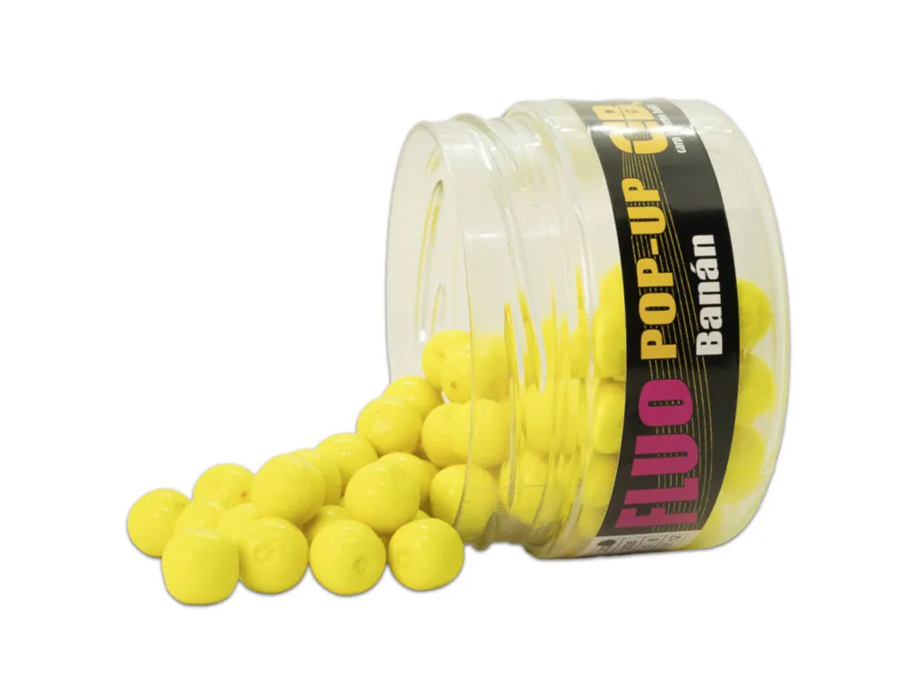 Carp&#x20;Inferno&#x20;Pop-up&#x20;Boilies&#x20;Fluo&#x20;-&#x20;Ban&#x00E1;n&#x20;12mm,&#x20;200ml