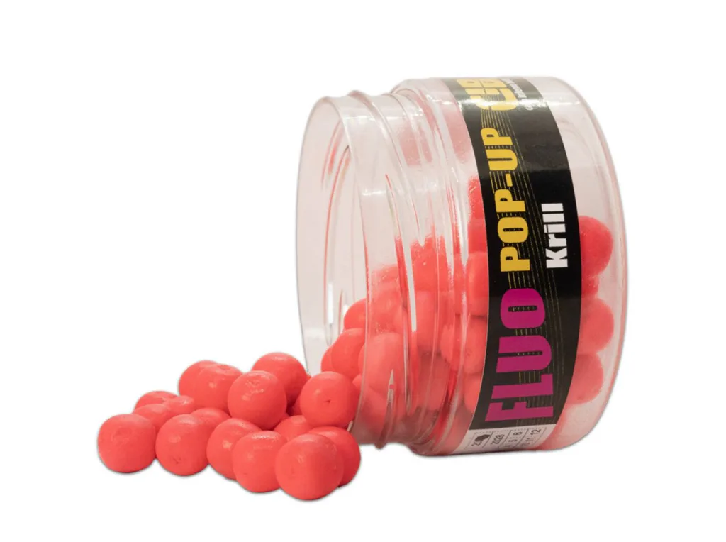 Carp&#x20;Inferno&#x20;Pop-up&#x20;Boilies&#x20;Fluo&#x20;-&#x20;Krill&#x20;12mm,&#x20;200ml