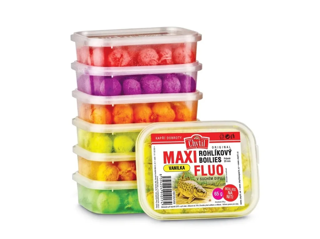 Chytil&#x20;Rohl&#x00ED;kov&#x00E9;&#x20;Boilies&#x20;Maxi&#x20;Fluo&#x20;20mm,&#x20;65g